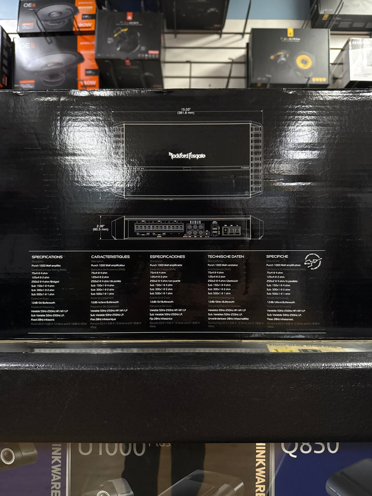Rockford Fosgate Punch P1000X5 5-Channel Amplifier (New)