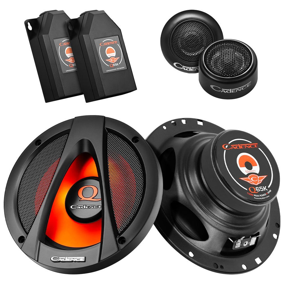 Q65K | 6.5″ 2-WAY COMPONENT KIT SPEAKERS SET, 300W, 4OHMS