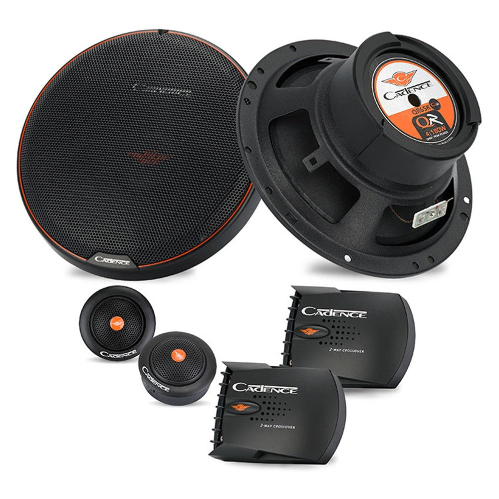 QR65K | 6.5" 2-WAY COMPONENT KIT SPEAKERS, 360W, 4OHMS